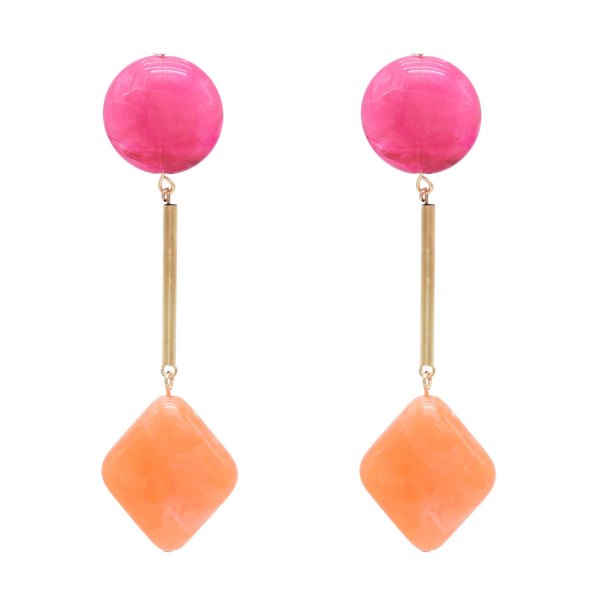 E-6530 Pendant Drop Earrings For Women Long Tassel Charms Statement Elegant Wedding Earrings Female