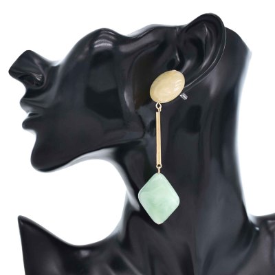 E-6530 Pendant Drop Earrings For Women Long Tassel Charms Statement Elegant Wedding Earrings Female