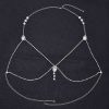 N-7886 Sexy Ladies Crystal Bikini Body Chains for Women Summer Beach Party Jewelry Accessories