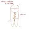 B-1232 Snake Women Bracelets Alloy Tassel Arm Opened Bracelet Punk Gypsy ArmBand Cuff  Bangle