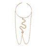 B-1232 Snake Women Bracelets Alloy Tassel Arm Opened Bracelet Punk Gypsy ArmBand Cuff  Bangle