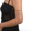 B-1232 Snake Women Bracelets Alloy Tassel Arm Opened Bracelet Punk Gypsy ArmBand Cuff  Bangle