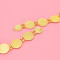 N-7890 Coin Tassel Crystal Hollow Out Women Body Chains Afghan Golden Carved Luxury Charms Bohemian Ethnic Body Jewelry