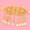 N-7890 Coin Tassel Crystal Hollow Out Women Body Chains Afghan Golden Carved Luxury Charms Bohemian Ethnic Body Jewelry