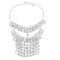 F-1040 Fashion Exaggerated Metal Coins Tassel Face Chain Hair Accessories Party Jewelry Accessories