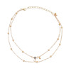 N-7893 Fashion Alloy Women's Collar Chain Crystal Chain Statement Women's Party Jewelry Gift