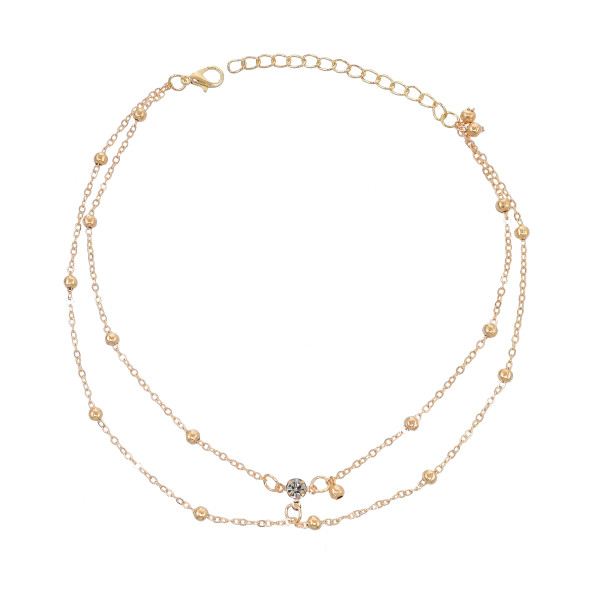 N-7893 Fashion Alloy Women's Collar Chain Crystal Chain Statement Women's Party Jewelry Gift
