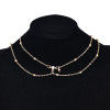 N-7893 Fashion Alloy Women's Collar Chain Crystal Chain Statement Women's Party Jewelry Gift