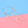 B-1234 Golden silver Butterfly Multilayer Chain Tassel Pendant Cuff Bracelet for Women