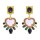 E-6537 Crystal Women Earrings Bohemian Ethnic Alloy Rhinestones Charms Drop Earrings Pendant Statement Earrings