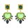 E-6537 Crystal Women Earrings Bohemian Ethnic Alloy Rhinestones Charms Drop Earrings Pendant Statement Earrings