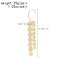 E-6540 Long Tassel Coin Women Ear Cuff Golden Gypsy Charms Punk Party Clips Earrings Statement Ear Cuff