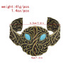B-1238 Bohemian Ethnic Women's Bracelet Traditional Stone Open Bracelet Statement Women's Party Jewelry Gift