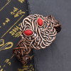 B-1238 Bohemian Ethnic Women's Bracelet Traditional Stone Open Bracelet Statement Women's Party Jewelry Gift
