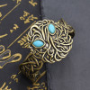 B-1238 Bohemian Ethnic Women's Bracelet Traditional Stone Open Bracelet Statement Women's Party Jewelry Gift