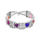 B-1240-BK/BL/CO/RE 4 Colors Bohemian Alloy Bead Bracelet Female Lady Hollow Bracelet Vacation Travel Party Jewelry Gift