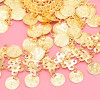 F-1046 Bohemian Ethnic Alloy Tassel Women's Head Gold Coin Carving Declaration Chain Hair Jewelry Gift