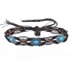 N-7992 Turquoise Rope Waist Chains Handmade Cross Tibetan Ethnic Statement Body Jewelry