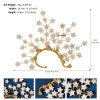 E-6545 1 Pc Shell Star Crystal Ear Cuff Gold Plated Wedding Bridal Ear Warp Earrings