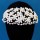 F-1049 White Flower Handwoven Hair Net Bridal Wedding Hair Accessories