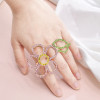 R-1578 Fashion Daisy Women's Alloy Ring Statement Fresh and Simple Flower Shape Women's Ring Jewelry Gift