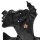 E-6551   1 PC Bat Punk Women Ear Cuff Black Charms Spider Pendant Rhinestones Clips Earrings