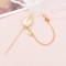 P-0231 Alloy Carved Leaf Women's Broach Tassel Broach Women's Dance Jewelry Gift