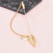 P-0231 Alloy Carved Leaf Women's Broach Tassel Broach Women's Dance Jewelry Gift