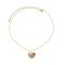 N-7999 Love Pendant Rhinestones Women Necklaces Simple Korean Statement Drop Necklace