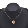 N-7999 Love Pendant Rhinestones Women Necklaces Simple Korean Statement Drop Necklace