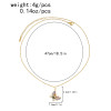 N-8001 Fashion Butterfly Charm Pendant Water Diamond Women's Necklace Minimalist Korean Collar Necklace Women's Pendant Gift