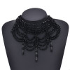 N-8002 Bohemian Style Women's Necklace Statement Crystal Beads Alloy Necklace Jewelry Party Gift