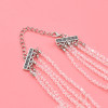 N-8002 Bohemian Style Women's Necklace Statement Crystal Beads Alloy Necklace Jewelry Party Gift