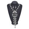 N-8010 Boho Ethnic Vintage Coin Tassel Earrings and Necklace Pendant Coin Chains Jewelry Set for Women Girls Birthday Gift