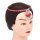 N-8014 Bead Women Hair Jewelry Ethnic Alloy Leaves Tassel Vintage Carved Pendant Headband
