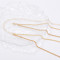 N-8024 Gold Plated Double Chain Body Chain Thin Body Jewelry