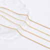 N-8024 Gold Plated Double Chain Body Chain Thin Body Jewelry