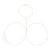 N-8023 Simple Women Body Jewelry Statment Punk Sexy Charms Bust Chains