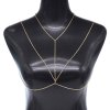 N-8023 Simple Women Body Jewelry Statment Punk Sexy Charms Bust Chains