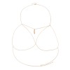 N-8020 Gold Metal Chest Chain Body Chain Sexy Beach Party Body Jewelry