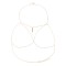 N-8020 Gold Metal Chest Chain Body Chain Sexy Beach Party Body Jewelry