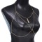 N-8020 Gold Metal Chest Chain Body Chain Sexy Beach Party Body Jewelry