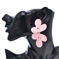 E-6567 Big Acrylic Flower Drop Earrings For Women Exaggerated Elegant Earrings