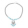 F-1059 Bohemian Vintage Beads Forehead Pendant Necklace For Women Girls Ethnic Gift