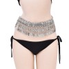 N-8031 Vintage Coin Tassel Metal Waist Chain Bohemian Summer Party Body Chain