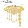 N-8036 Bohemian Coin Tassel Metal Waist Chain Bohemian Summer Party Body Chain for Women Girls Accessories
