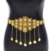N-8036 Bohemian Coin Tassel Metal Waist Chain Bohemian Summer Party Body Chain for Women Girls Accessories