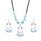 E-6572 F-1060 Bead Women Jewelry Sets Bohemian Ethnic Pendant Necklace Earrings Sets