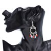 E-6572 F-1060 Bead Women Jewelry Sets Bohemian Ethnic Pendant Necklace Earrings Sets