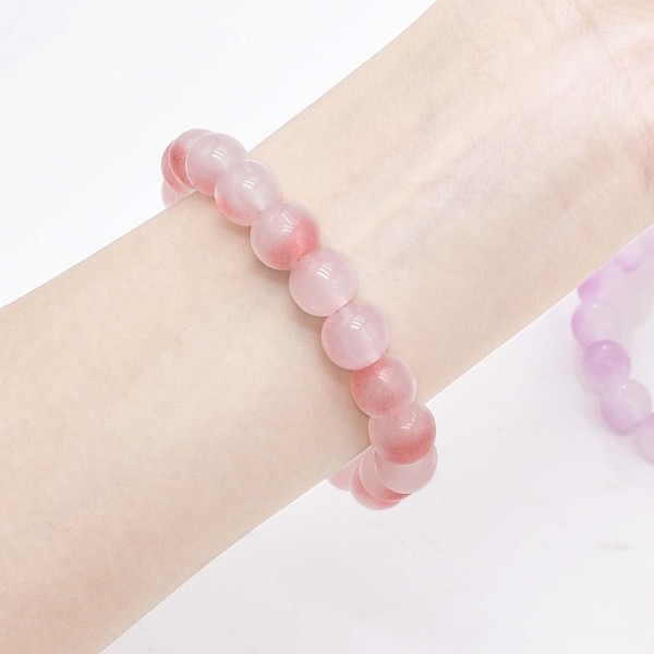 B-1251 6 Colors Acrylic Stone Beads Bracelet for Women Bohemian Summer Beach Party Hand Jewelry